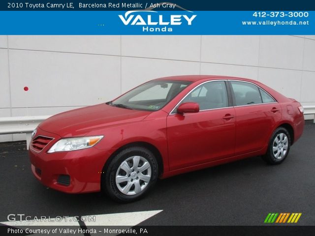 2010 Toyota Camry LE in Barcelona Red Metallic