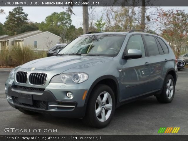 2008 BMW X5 3.0si in Monaco Blue Metallic