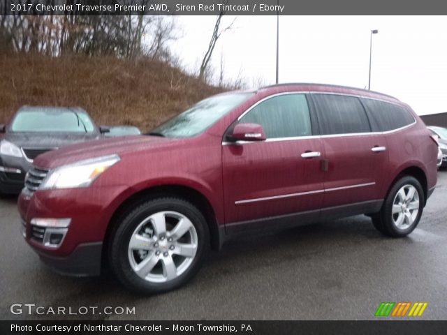 2017 Chevrolet Traverse Premier AWD in Siren Red Tintcoat