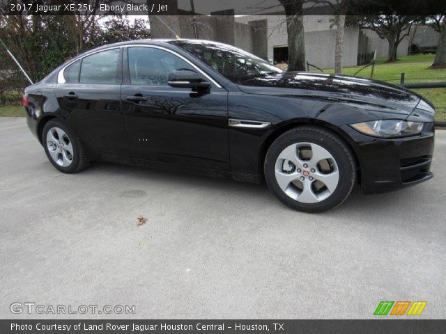 2017 Jaguar XE 25t in Ebony Black