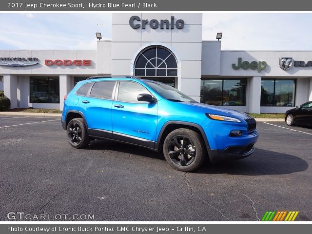 2017 Jeep Cherokee Sport in Hydro Blue Pearl