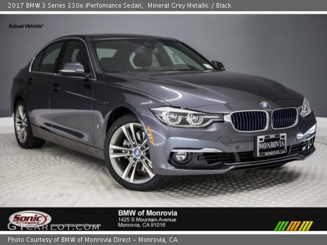2017 BMW 3 Series 330e iPerfomance Sedan in Mineral Grey Metallic