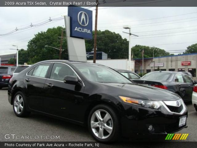 2009 Acura TSX Sedan in Crystal Black Pearl