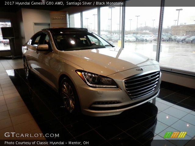 2017 Hyundai Genesis G80 AWD in Santiago Silver