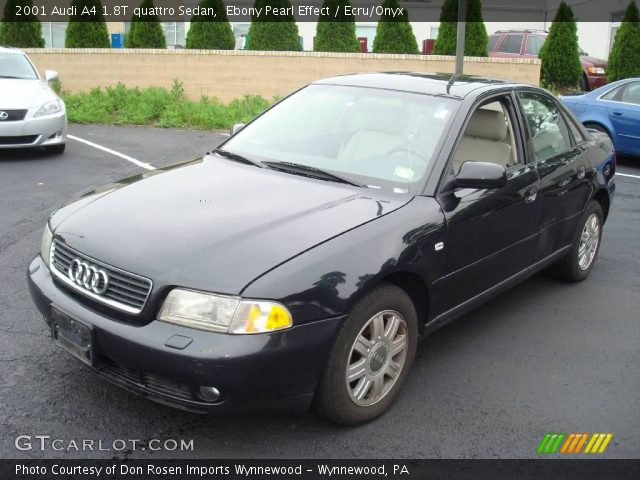 2001 Audi A4 1.8T quattro Sedan in Ebony Pearl Effect