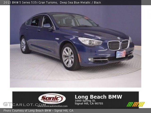 2013 BMW 5 Series 535i Gran Turismo in Deep Sea Blue Metallic