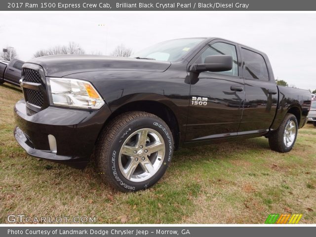 2017 Ram 1500 Express Crew Cab in Brilliant Black Crystal Pearl