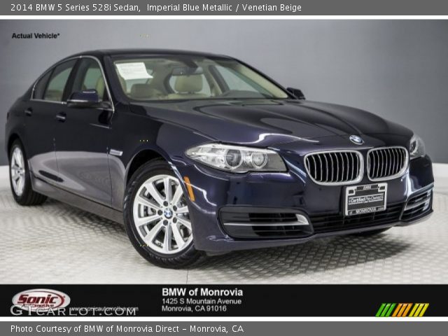 2014 BMW 5 Series 528i Sedan in Imperial Blue Metallic