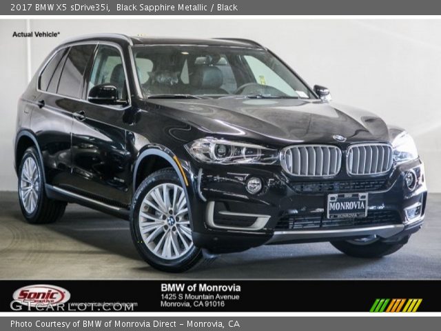 2017 BMW X5 sDrive35i in Black Sapphire Metallic