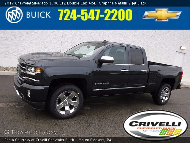 2017 Chevrolet Silverado 1500 LTZ Double Cab 4x4 in Graphite Metallic