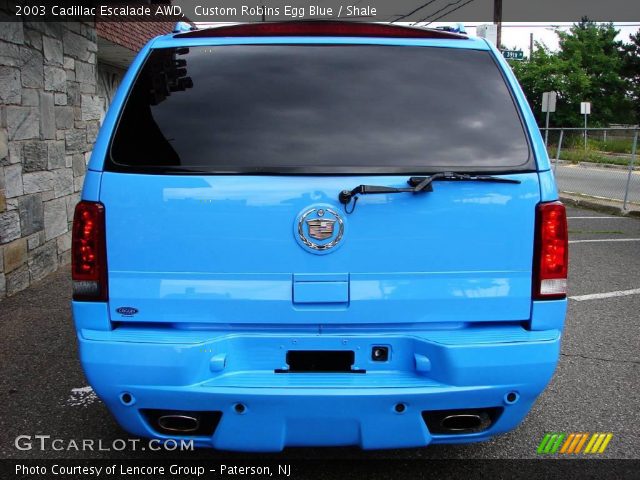 2003 Cadillac Escalade AWD in Custom Robins Egg Blue