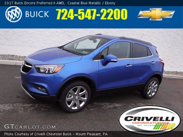2017 Buick Encore Preferred II AWD in Coastal Blue Metallic