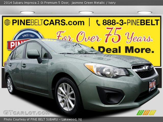 2014 Subaru Impreza 2.0i Premium 5 Door in Jasmine Green Metallic