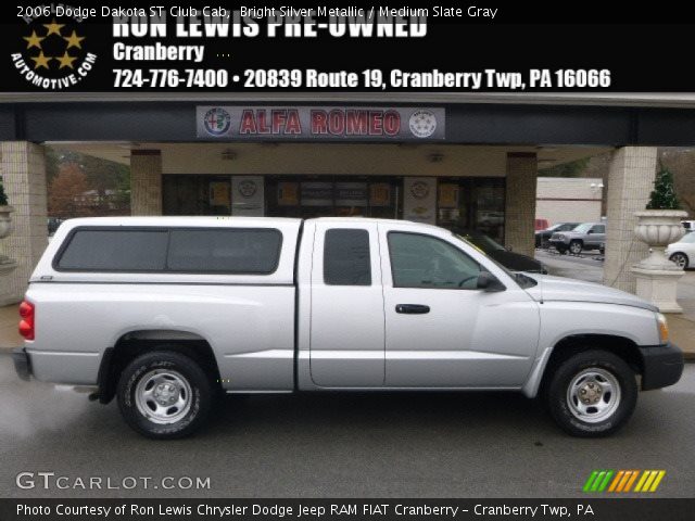 2006 Dodge Dakota ST Club Cab in Bright Silver Metallic