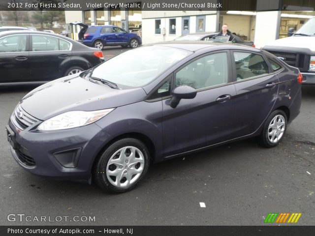 2012 Ford Fiesta S Sedan in Violet Grey Metallic