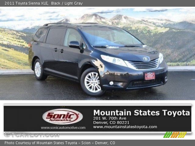 2011 Toyota Sienna XLE in Black