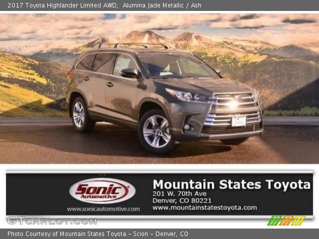 2017 Toyota Highlander Limited AWD in Alumina Jade Metallic