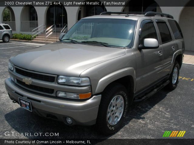 2003 Chevrolet Tahoe Z71 4x4 in Light Pewter Metallic