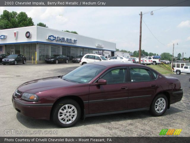 2003 Chevrolet Impala  in Berry Red Metallic