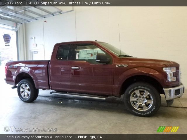 2017 Ford F150 XLT SuperCab 4x4 in Bronze Fire