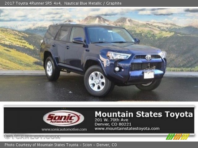 2017 Toyota 4Runner SR5 4x4 in Nautical Blue Metallic