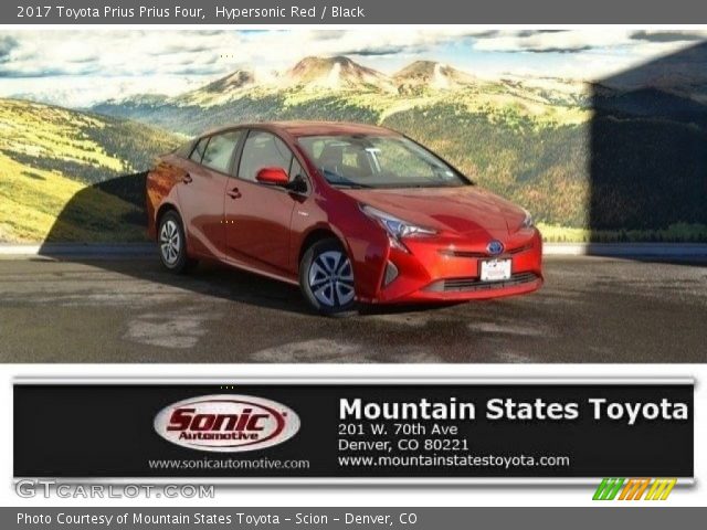 2017 Toyota Prius Prius Four in Hypersonic Red