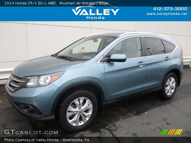 2014 Honda CR-V EX-L AWD in Mountain Air Metallic