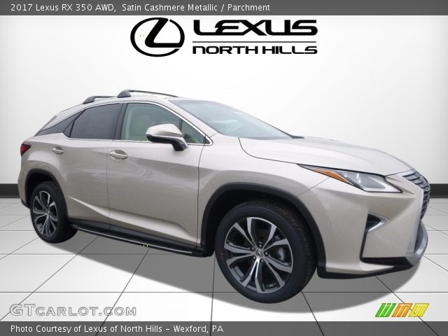 2017 Lexus RX 350 AWD in Satin Cashmere Metallic
