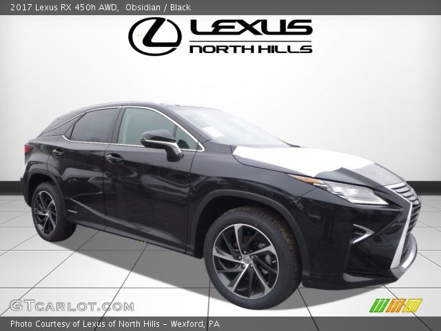 2017 Lexus RX 450h AWD in Obsidian