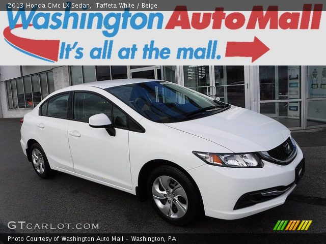 2013 Honda Civic LX Sedan in Taffeta White