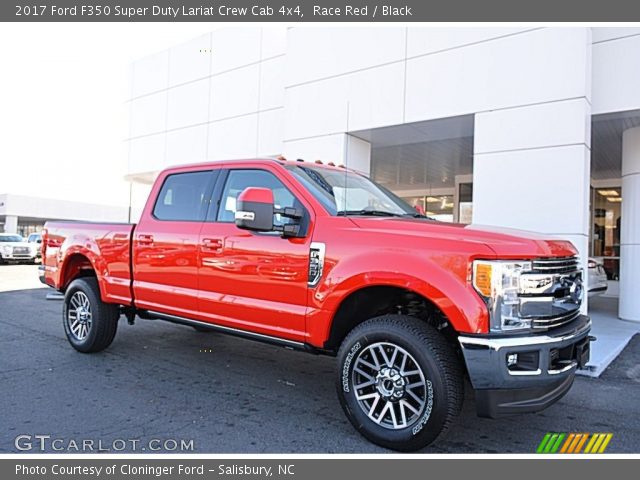 2017 Ford F350 Super Duty Lariat Crew Cab 4x4 in Race Red