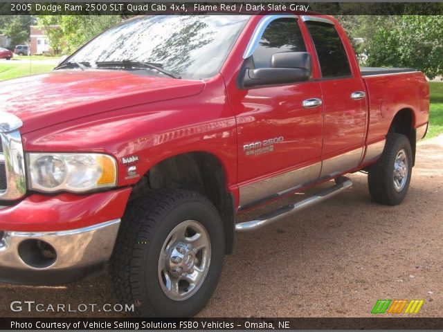 2005 Dodge Ram 2500 SLT Quad Cab 4x4 in Flame Red