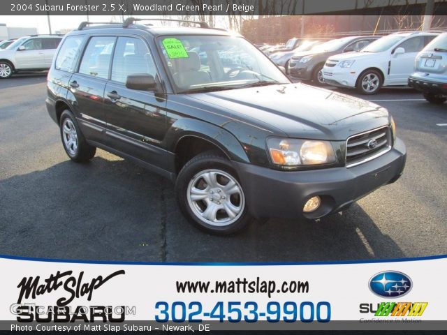 2004 Subaru Forester 2.5 X in Woodland Green Pearl