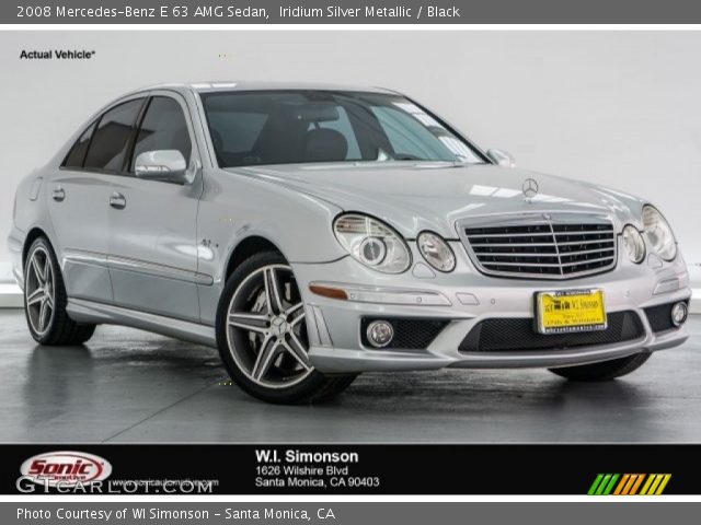 2008 Mercedes-Benz E 63 AMG Sedan in Iridium Silver Metallic