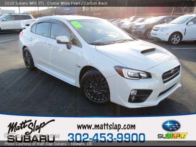 2016 Subaru WRX STI in Crystal White Pearl