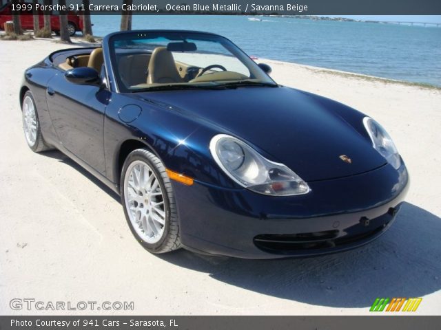 1999 Porsche 911 Carrera Cabriolet in Ocean Blue Metallic
