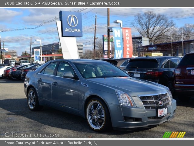 2008 Cadillac CTS 4 AWD Sedan in Sunset Blue