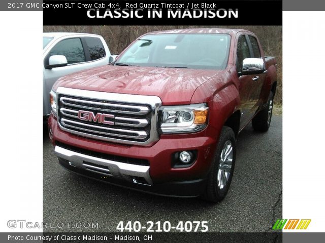 2017 GMC Canyon SLT Crew Cab 4x4 in Red Quartz Tintcoat