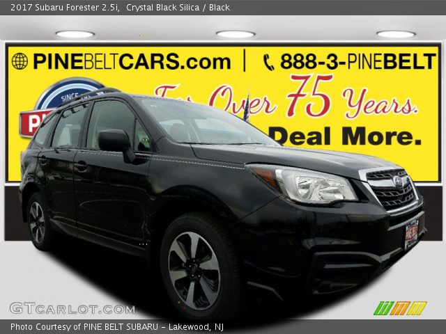 2017 Subaru Forester 2.5i in Crystal Black Silica