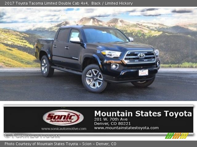 2017 Toyota Tacoma Limited Double Cab 4x4 in Black