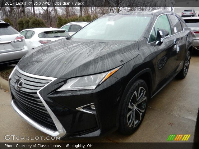2017 Lexus RX 350 AWD in Obsidian