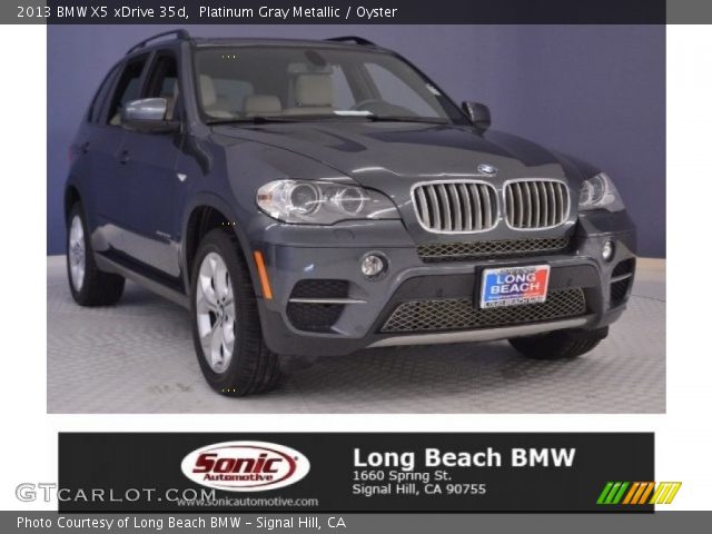 2013 BMW X5 xDrive 35d in Platinum Gray Metallic