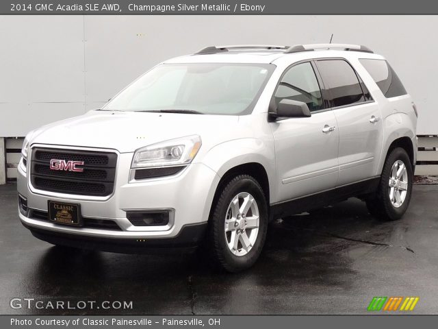 2014 GMC Acadia SLE AWD in Champagne Silver Metallic