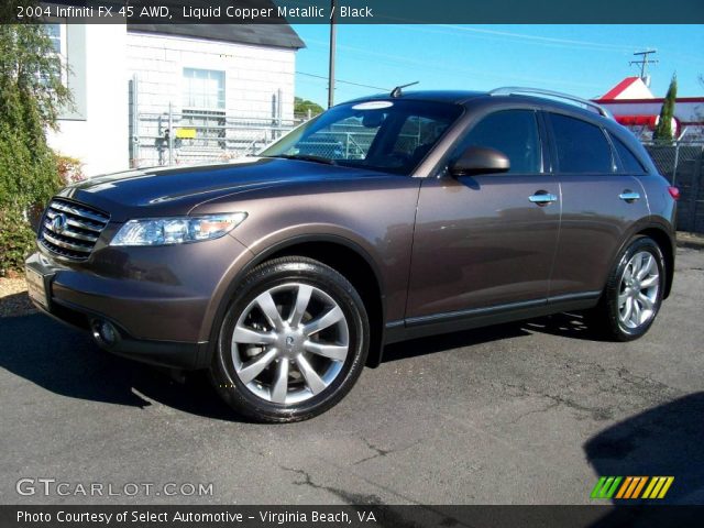 2004 Infiniti FX 45 AWD in Liquid Copper Metallic
