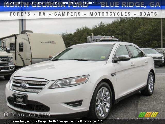 2012 Ford Taurus Limited in White Platinum Tri-Coat