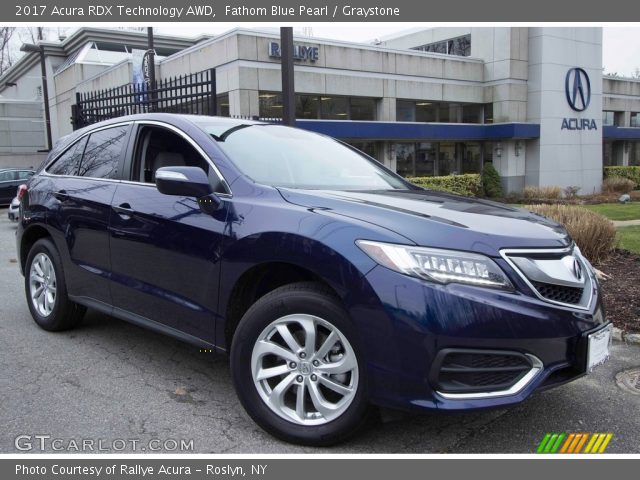2017 Acura RDX Technology AWD in Fathom Blue Pearl