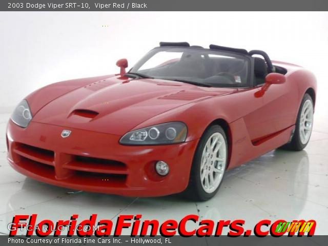 2003 Dodge Viper SRT-10 in Viper Red