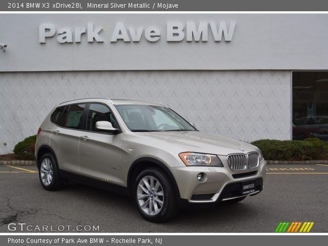 2014 BMW X3 xDrive28i in Mineral Silver Metallic