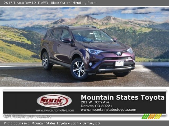 2017 Toyota RAV4 XLE AWD in Black Current Metallic