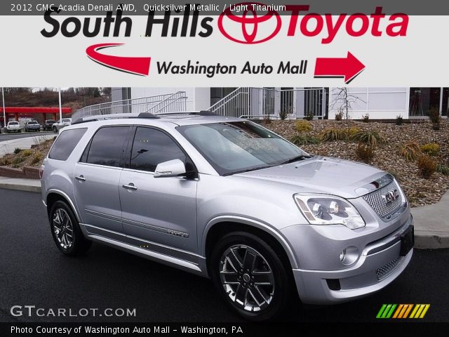 2012 GMC Acadia Denali AWD in Quicksilver Metallic